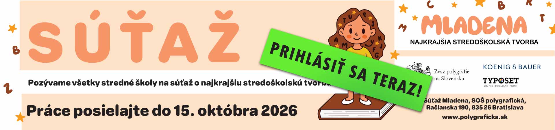 sutaz-mladena-polygrafia Stredoškolská súťaž MLADENA